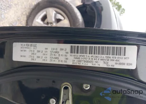 2017 Ram 1500 Big Horn 4X4 6'4 Box из США, поврежденный, VIN 1C6RR7TT8HS854253